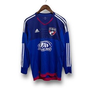 Adidas Men's FC‎ Dallas #18 Player Long Sleeve Jersey Autographed 

Size Medium